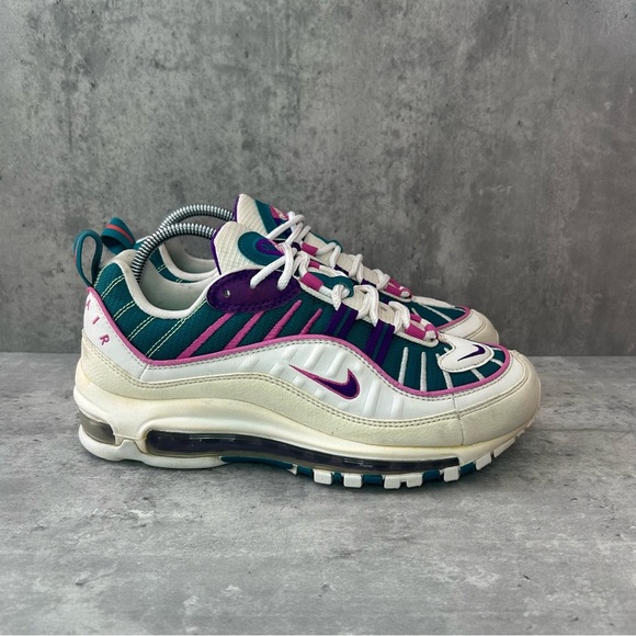 Nike Shoes - Nike Air Max 97 Running Shoes CI3709-301 Womens sz 6.5 - white/green/pink